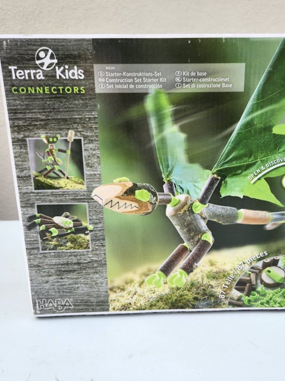 HABA Terra Kids Connectors Backyard Nature Craft Kit STEM ENGINEERING Toy NEW Mo